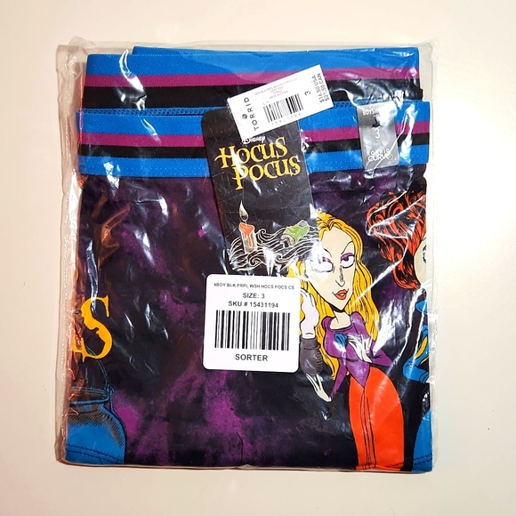 ❤️NWT VINTAGE TORRID HOCUS POCUS PANTY DISNEY BOYSHORT - PLUS SIZE HALLOWEEN - Picture 5 of 10